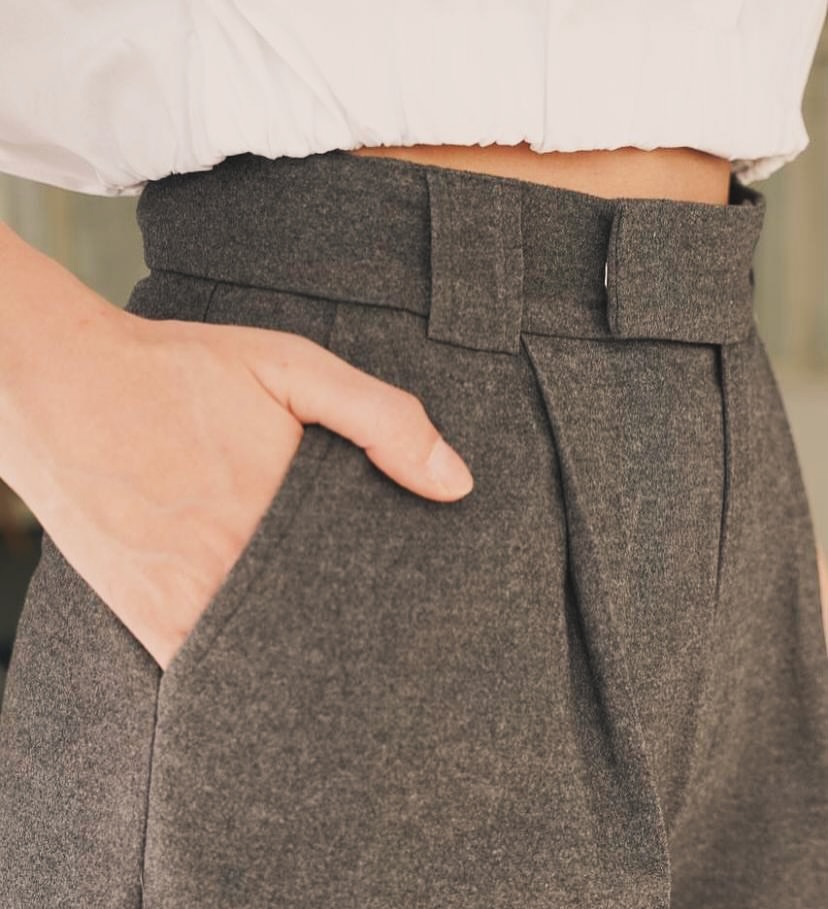 شلوار نیم بگ زنانه