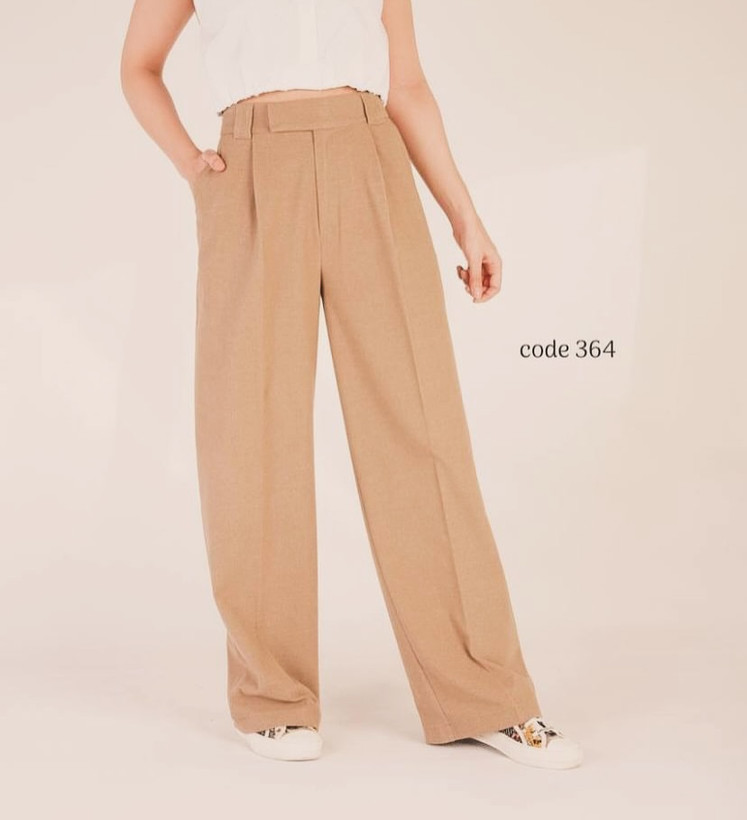 شلوار زنانه نیم بگ پشمی