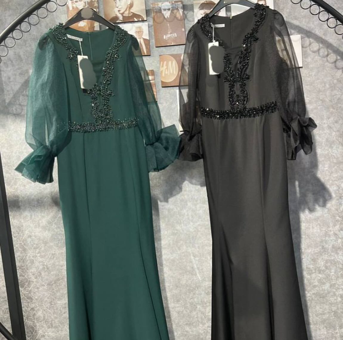 پیراهن ماکسی نگینی