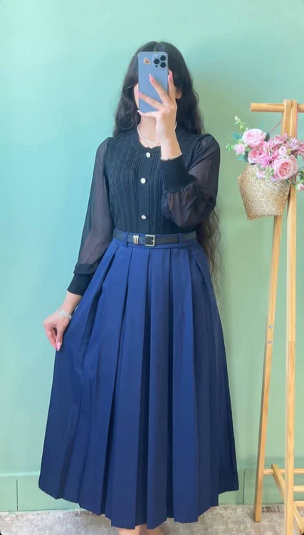 دامن مخمل کبریتی وارداتی