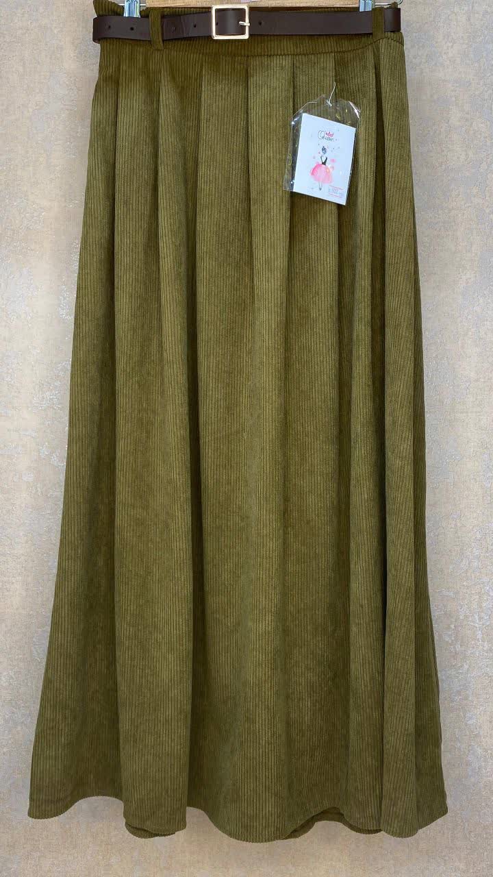 دامن مخمل کبریتی وارداتی