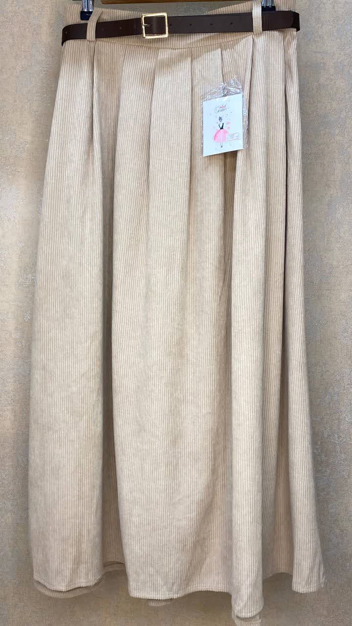 دامن مخمل کبریتی وارداتی